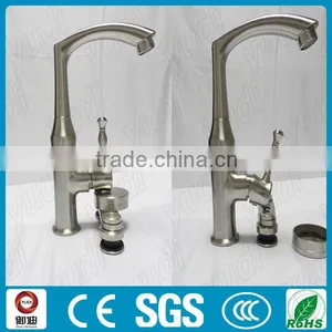 304ss Nickel Brushed Finish Pull Down Kitchen Faucet thumbnail-1