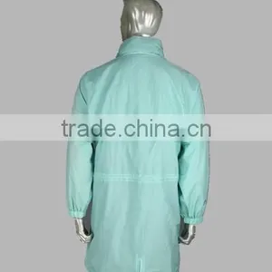 Raincoat Polyester Cycling Rain Jacket With Concealed Hood thumbnail-2