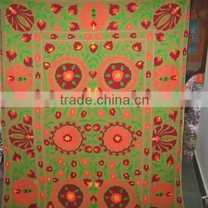 Wholesale Lots Of~Antique Uzbek Suzani Embriodery Home Decorative Throws~At Highly Discounted Prices thumbnail-4