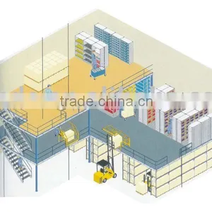 Raised Steel Structure Mezzanine Floor With TUV thumbnail-1