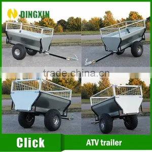 Small ATV Box Trailer With 300mm Height Cage thumbnail-2