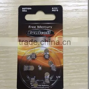 Free Mercury A10 / A13 / A312 / A675 Hearing Aid Battery Mercury Free Batteries thumbnail-2