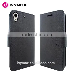 2016 Trending Products Wallet Phone Case With Wrist Strap Black Style Cover Slim Leather Case for HTC 626 thumbnail-2