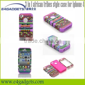 2013 New Product 3 in 1 Bohemian Style Case for Iphone 4, Phone Cases thumbnail-3