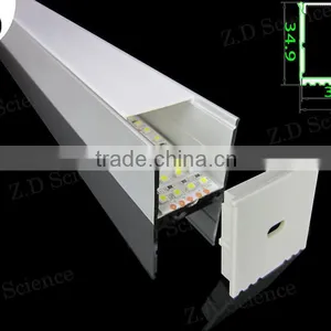Customized Housing LED Aluminum Profile Decorative LED Wall Lighting Fixture For LED Strip Bar Light thumbnail-1