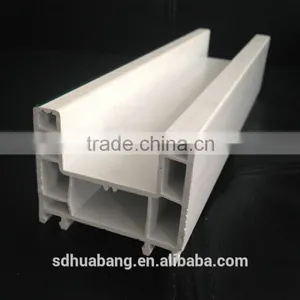 U-shaped Pvc Plastic Profile 62 Two Track Upvc Profile thumbnail-1