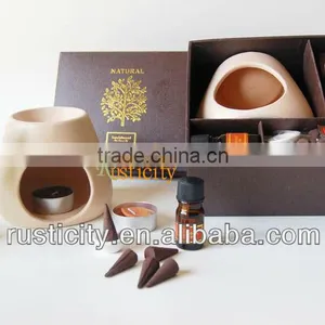 Hot Selling Scented Candle Set /Incense Sticks/Ceramic Holder/Esential Oil Warmer thumbnail-5