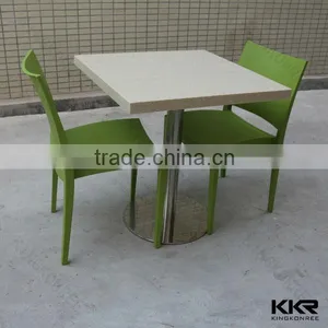 Modern Furniture Solid Surface Restaurant Dining Table thumbnail-4