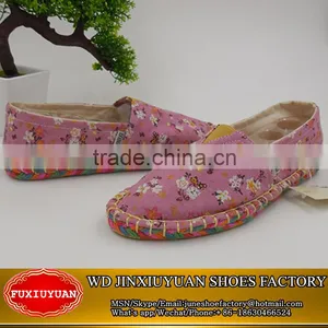 Factory Price Rope Jute Sole Flat Espadrillas,high Quality Canvas Espadrilles thumbnail-1