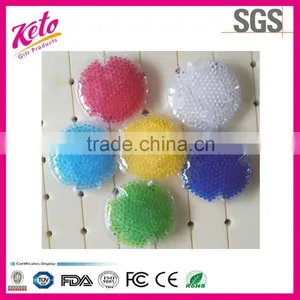 Round Colorful Gel Ice Beads PVC Hot Cold Pack for Medical Gift thumbnail-1