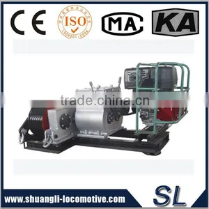 11025lbs Traction Gasoline or Diesel Engine Powered Rope Pulling Winch For The Wild Mountain Construction thumbnail-1