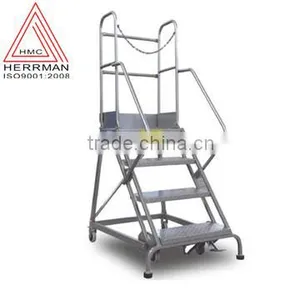 (HERRMAN)Industrial Steel Rolling Ladders RL Series RLC354 thumbnail-1