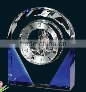 Handmade Blue Wall Clock in Silver Clock Mechanism China New Innovative Product thumbnail-1