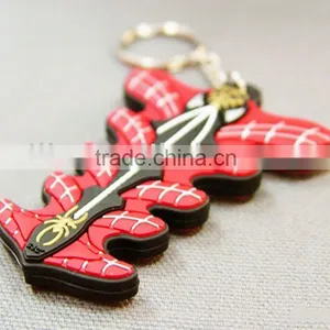2013 the Fashion 3D Design Silicone Key Chain for Spider-man thumbnail-1