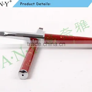 ANY New Arrival Mental Handle Pure Color Flat Hair Gel Nail Art Brush Hot Sale thumbnail-6