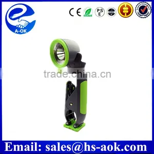 A-OKLED Work Lighting Flexible Flashlight With Magnet Hooks Clip Plastic Camping Lights Auto Repair Lghts Portable Lanterns thumbnail-1