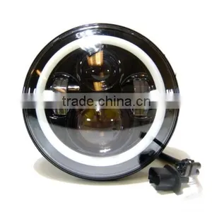 7'' High/Low Beam H4/HB2/9003 LED Head Light, Complex Reflector Optics Design LED Headlamp, Car LED Headlight for Wrangler CJ TJ thumbnail-5