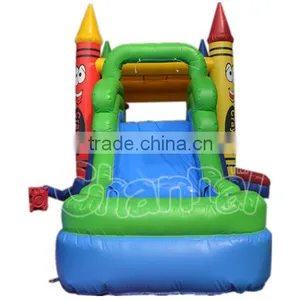 Inflatable Crayon Bouncer, Inflatable Combo, Inflatable Bouncer With Slide thumbnail-3