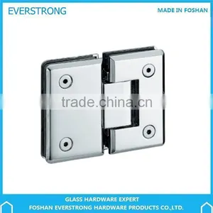 Everstrong ST-A019 180 Degree Glass to Glass Stainless Steel Glass Door Hinge thumbnail-1