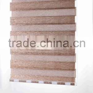 New Style Double Layer Fabrics Zebra Blinds thumbnail-4