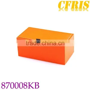Wholesale Swank Leather Cufflink Box thumbnail-1