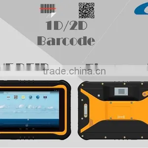 Leading UHF Batch Reading 7 Inch Rugged Fingerprint Barcode Android Tablet With RFID Reader thumbnail-1