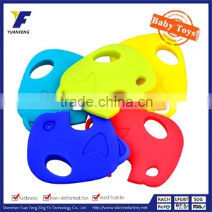 Safe Kids Teether Soft Silicone Teething Toys for Babies thumbnail-3
