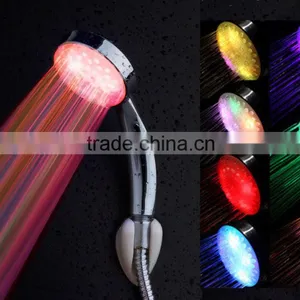 Temperature Seven Color Changing Control LED Hand Shower Head thumbnail-4