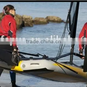2015 New Inflatable Crystal Sailboat,glass Sailboat,catamaran Sailboat, thumbnail-3