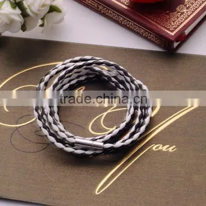 2016 New Fashion Braided Leather Bangles& Bracelet for UnisexJewelry With Magnetic Clasps Charm Bracelet/ thumbnail-3