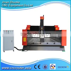 Heavy Duty Wood Stone Metal Engraving Machine CNC Router 1325 With Double Motor Rotary Axis Desktop Computer Control ZK-1325 thumbnail-1