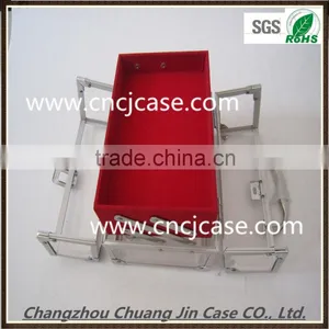 China Promotion Fashion Craft Smll Aluminum Makeup Glass Case thumbnail-1