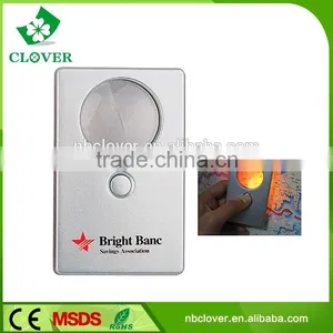 Portable for Reading Credit Card Sized Magnifier With Light thumbnail-1
