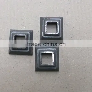 Wrought Iron Square Base Metal Foundation for Railing thumbnail-1