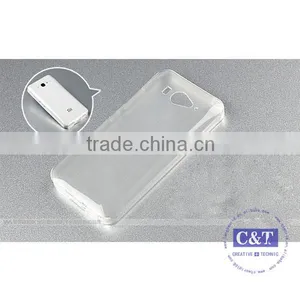 C&T 0.3mm Ultra Thin Clear Rubber Soft TPU Matte Case Cover for Xiaomi Mi 2/2s thumbnail-6