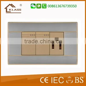 England Style High Quality 3G Stainless Steel Switch thumbnail-6