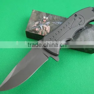 OEM Titanium Surface Folding Knife With 5CR13MOV Blades thumbnail-1