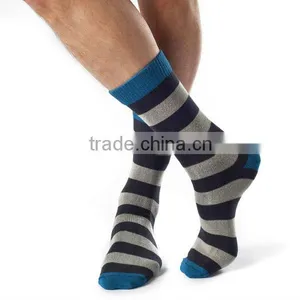 Men Striped Crew Socks Men Socks thumbnail-1