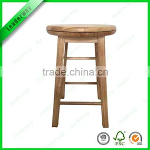 Wholesale Modern Cheap Used Rubber Wood Rotating Bar Stool thumbnail-2