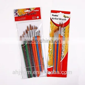 Wooden Handle Wool Hair Artist Brush/wooden Artist Brush/artist Brush Set thumbnail-1
