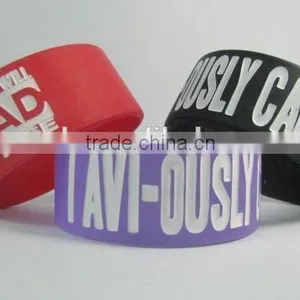 Fashion Silicone Bracelet Cheap Rubber Wristband thumbnail-4