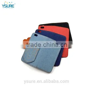 Unique Design Pure Color Fabric Wallet Leather Phone Case For ZTE Grand X Max+ With PVC ID and Credit Card Slots thumbnail-5