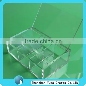 Wholesale Clear Acrylic Candy Retail Box Acrylic Boxes With Hinged Lids thumbnail-1