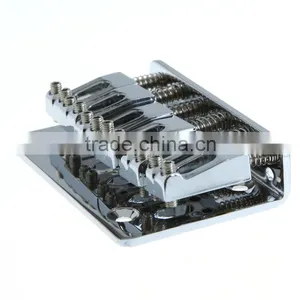Guitar Parts 65mm Chrome 6 Strings Saddle Hardtail Bridge Top Load thumbnail-6
