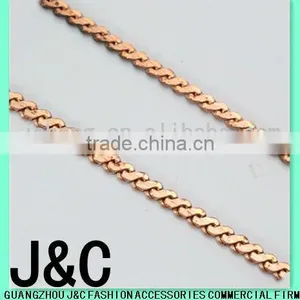 2012 Raw Flat S Shape Brass Chain thumbnail-1