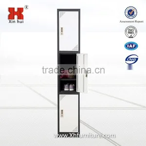 New Style Black And White 3 Door Vertical Steel Locker thumbnail-1