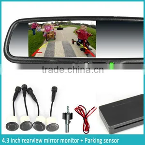 Auto Dimming Rearview Mirror Parking Sensor and Automatically Backup Camera Display thumbnail-5