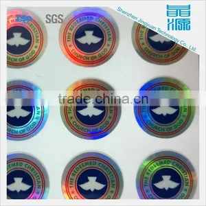 3d Pet Hologram Round Laser Label thumbnail-1