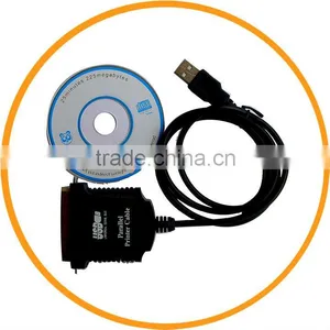 USB Parallel Printer Cable Adapter IEEE 1284 Converter 36-pin From Dailyetech thumbnail-1
