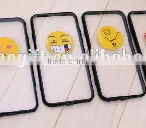 Acrylic DIY Emoji Sticker / Emoji Lapel Pin/ Badge for Mobile thumbnail-2